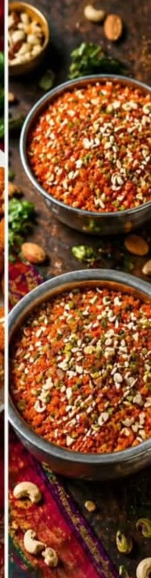 Dry-fruit motichoor laddu with cashew and almond